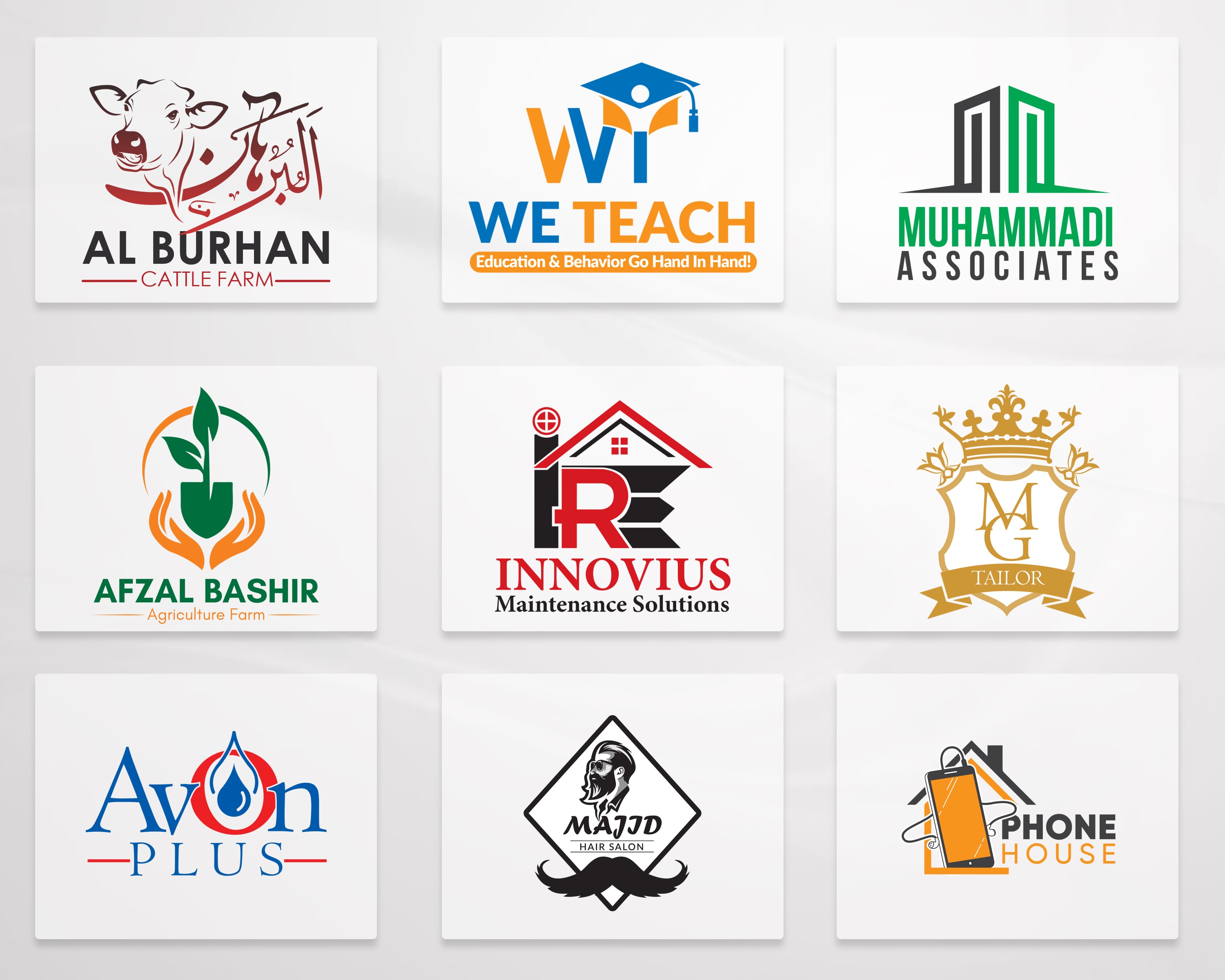 Modern logo design concept created in Adobe Illustrator