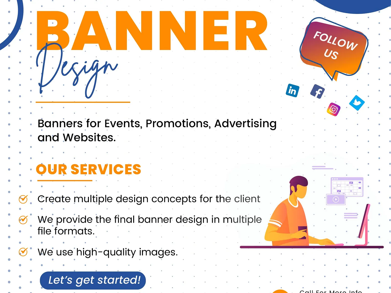 Web Banner & Social Banner Design Services in California